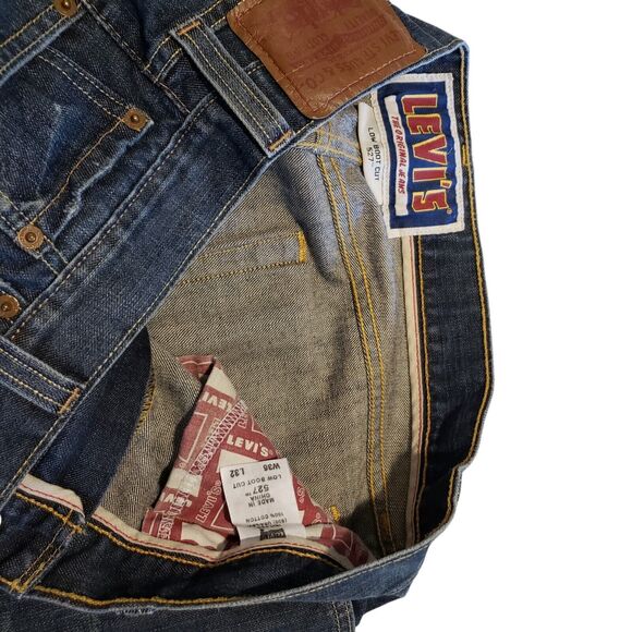 Vintage LEVIS Jeans Low Boot Cut 527 W36 L32 - Picture 2 of 9